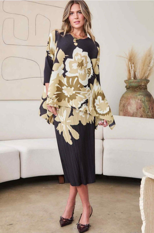 Liann two Piece Set Black Olive