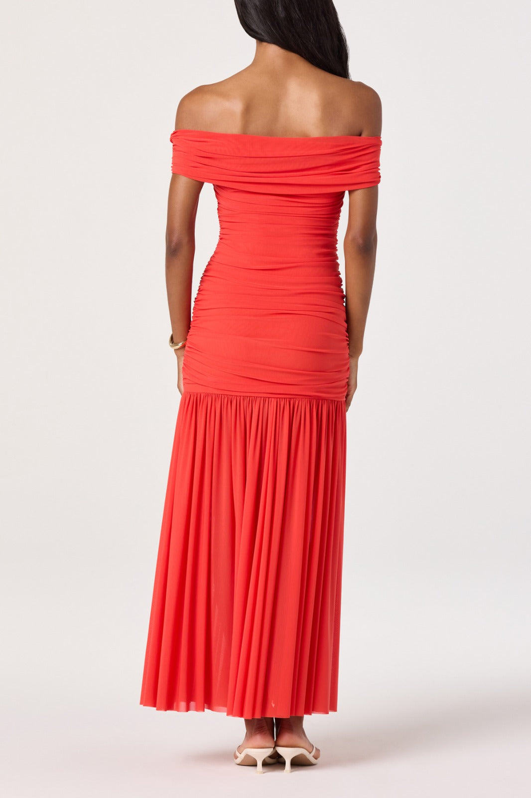Milenne Maxi Dress Coral