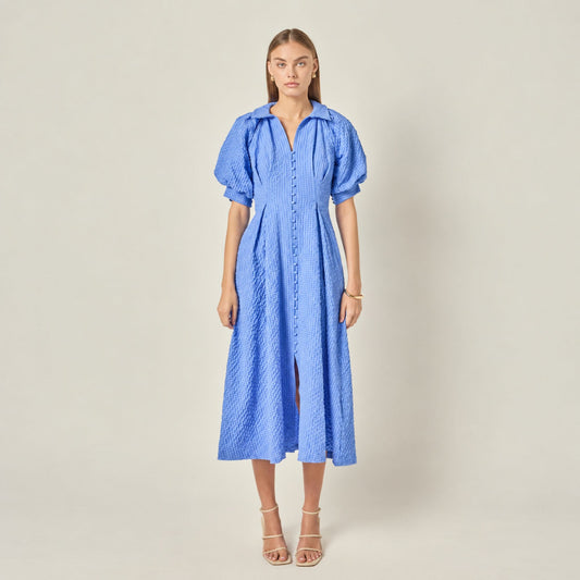 Toria Midi Dress Blue