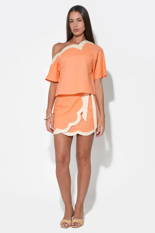 Madeline Two Piece Set Tangerine