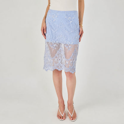 Aladia Skirt Powder Blue