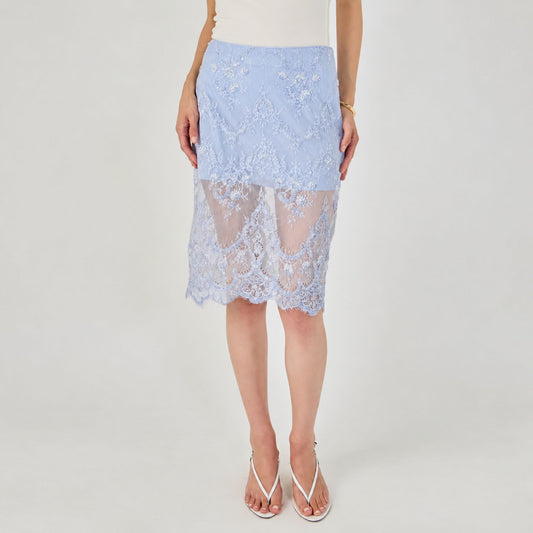 Aladia Skirt Powder Blue