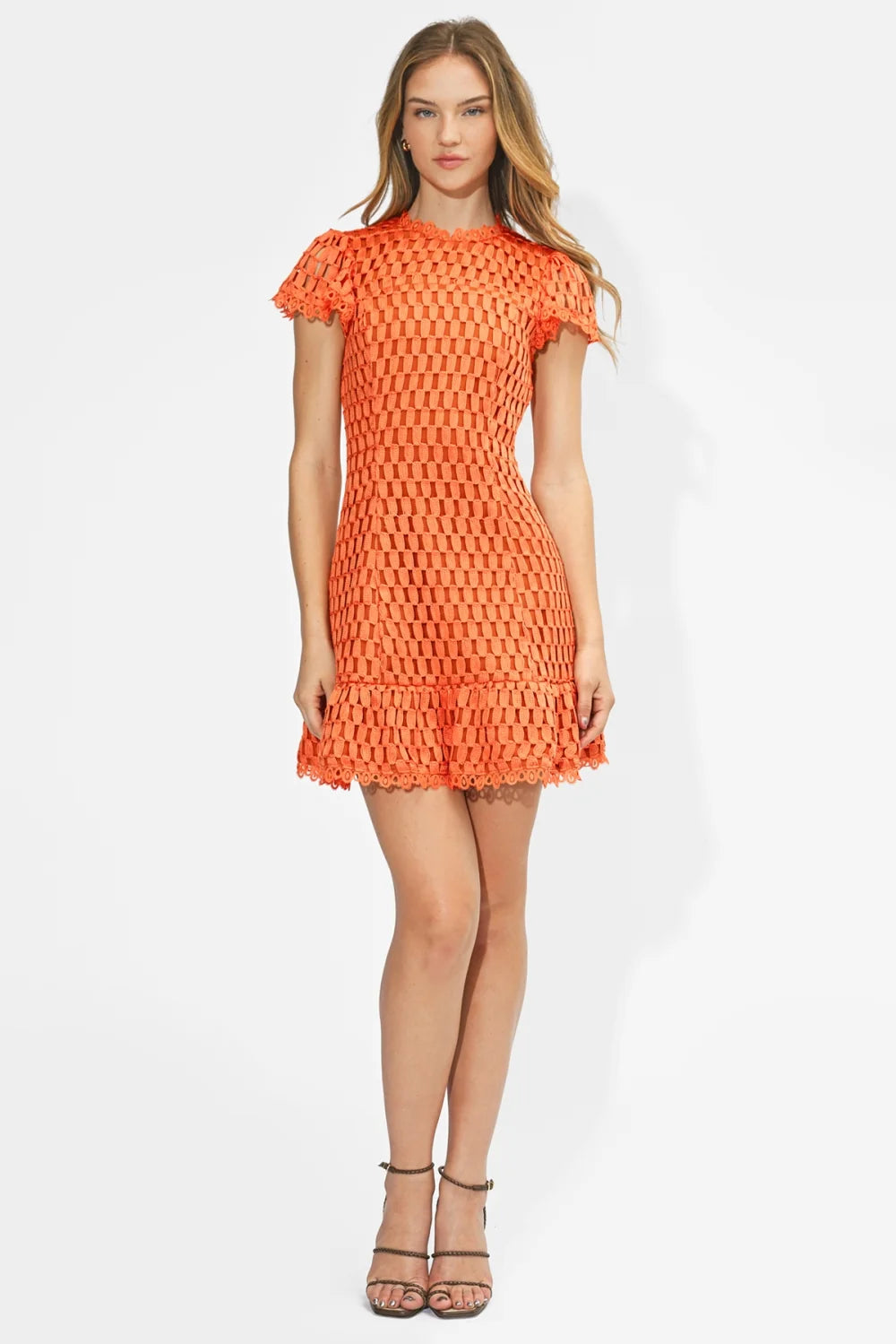 Kayla Mini Dress Orange