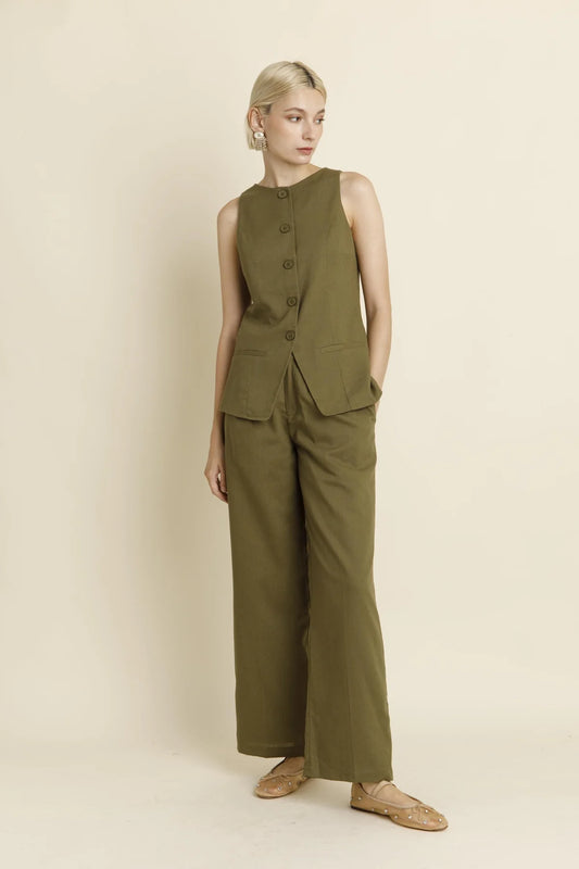 Norma Two Piece Set Olive