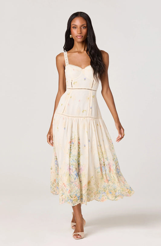 Pellagia Dress Cream Multi