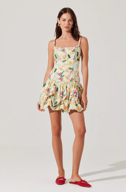 Keyla Dress Yellow Green