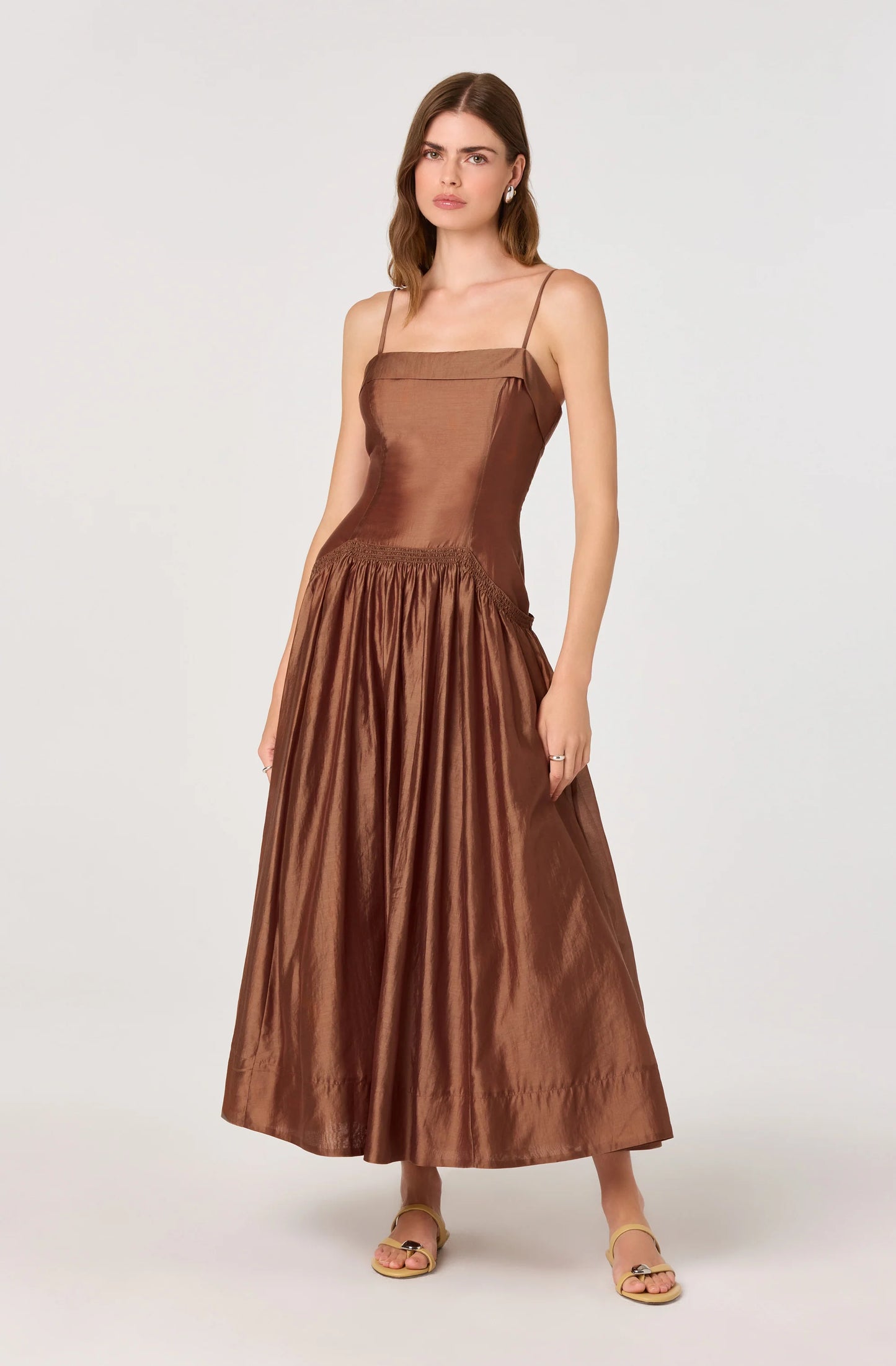 Ovinia Dress Brown