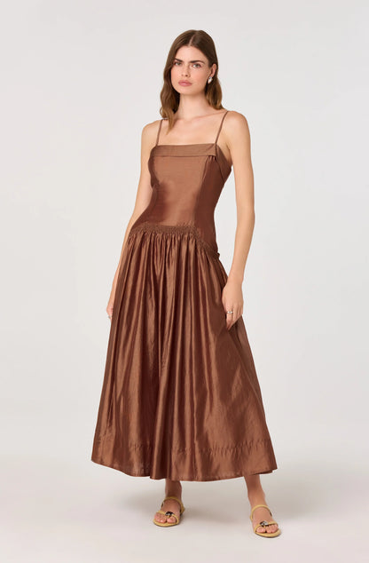 Ovinia Dress Brown