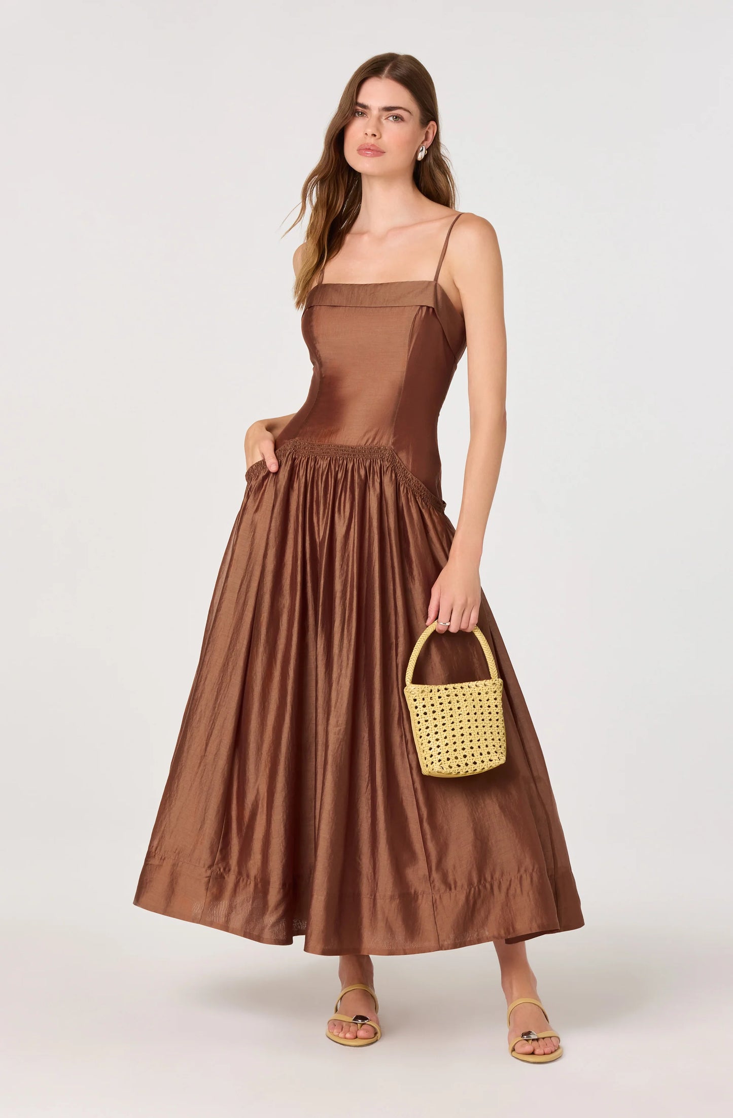 Ovinia Dress Brown