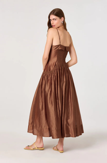 Ovinia Dress Brown