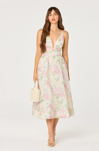Janna Dress Pink Multi