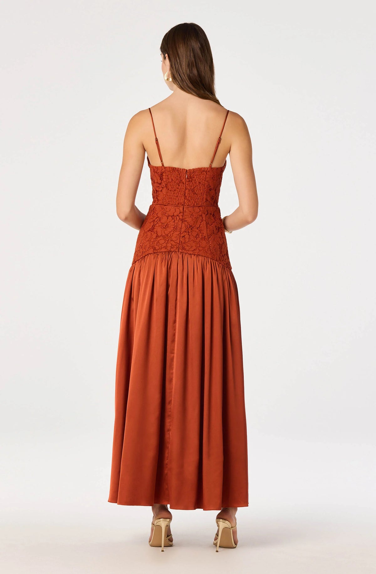Kaylani Dress Rust