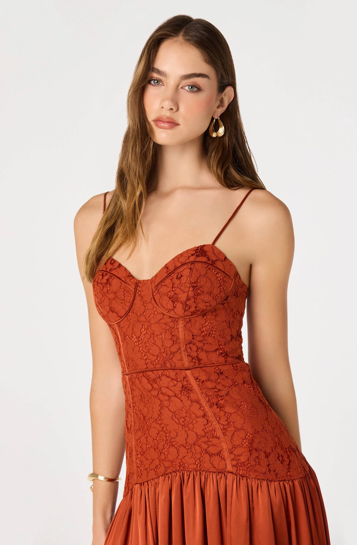 Kaylani Dress Rust