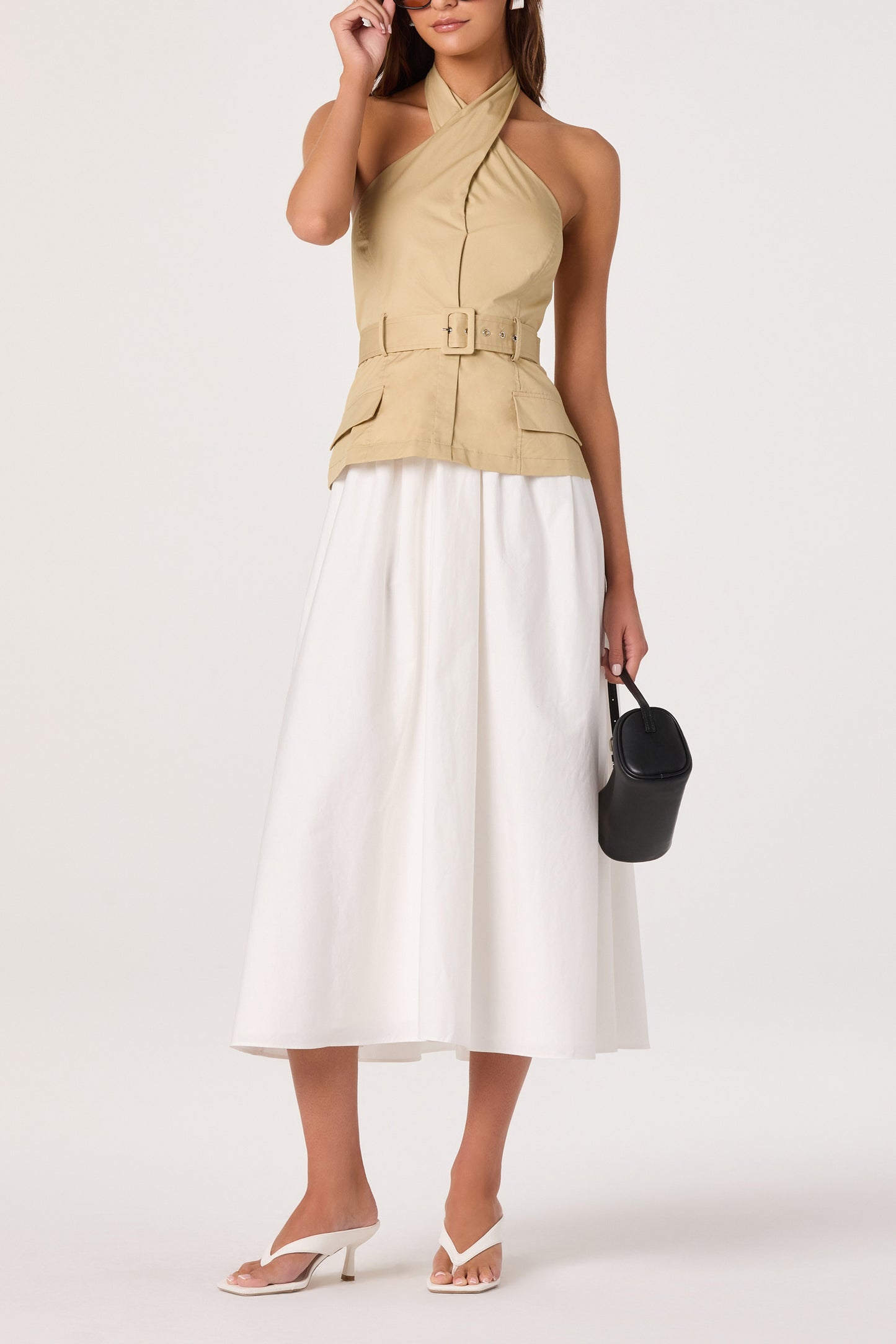 Aleda Dress Khaki