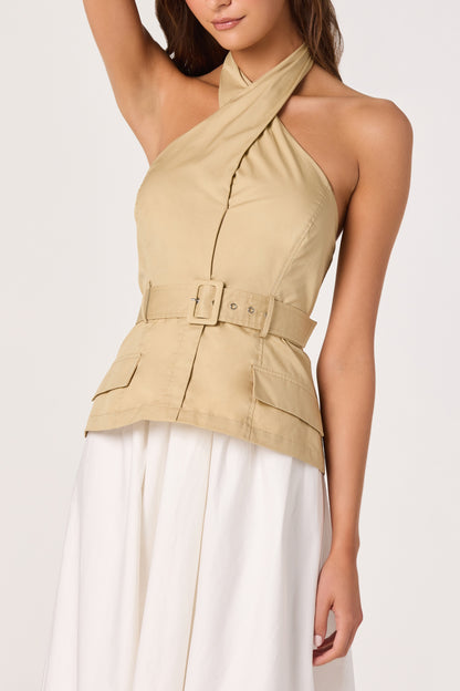 Aleda Dress Khaki