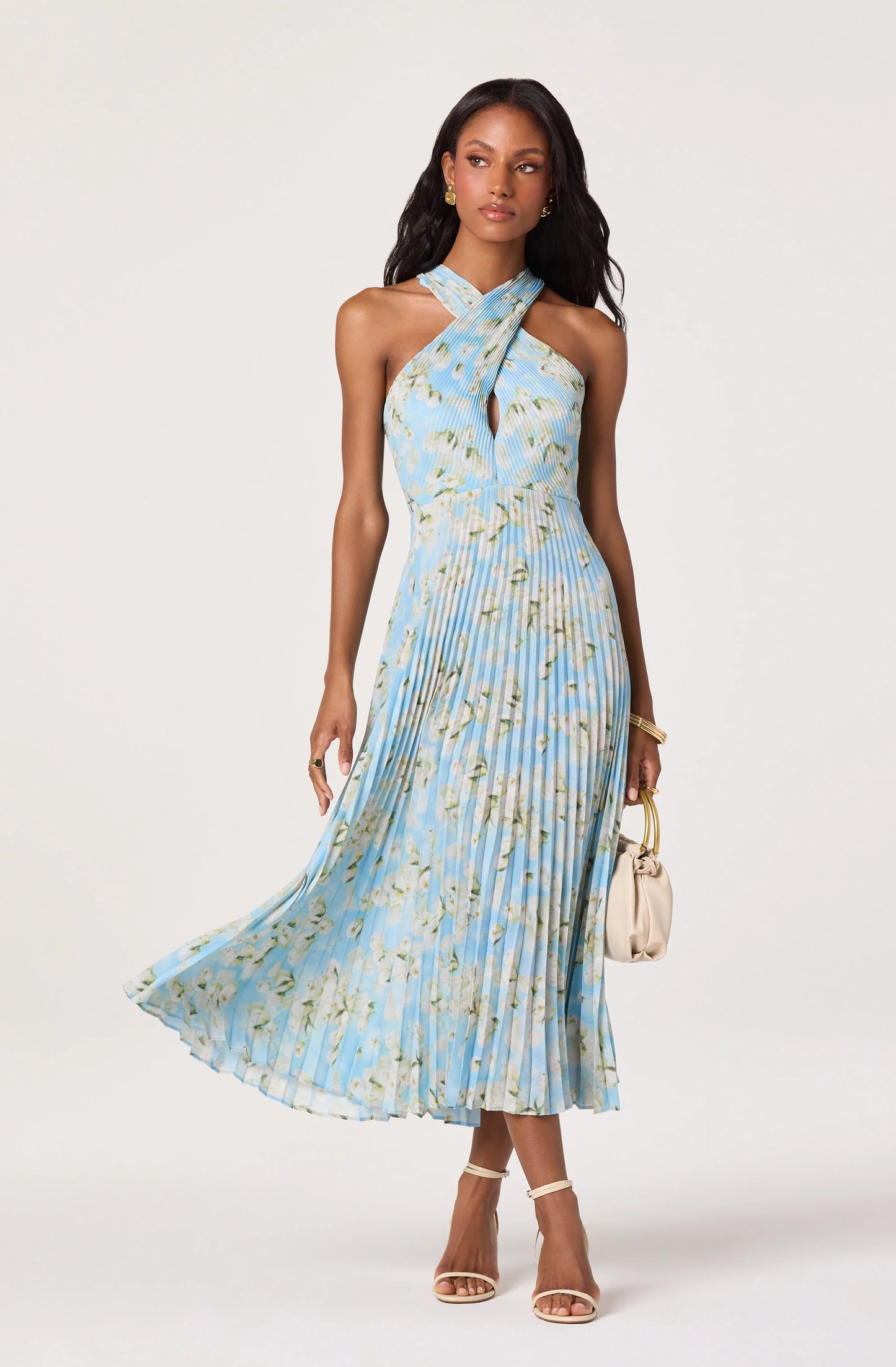 Samantha Dress Blue Floral