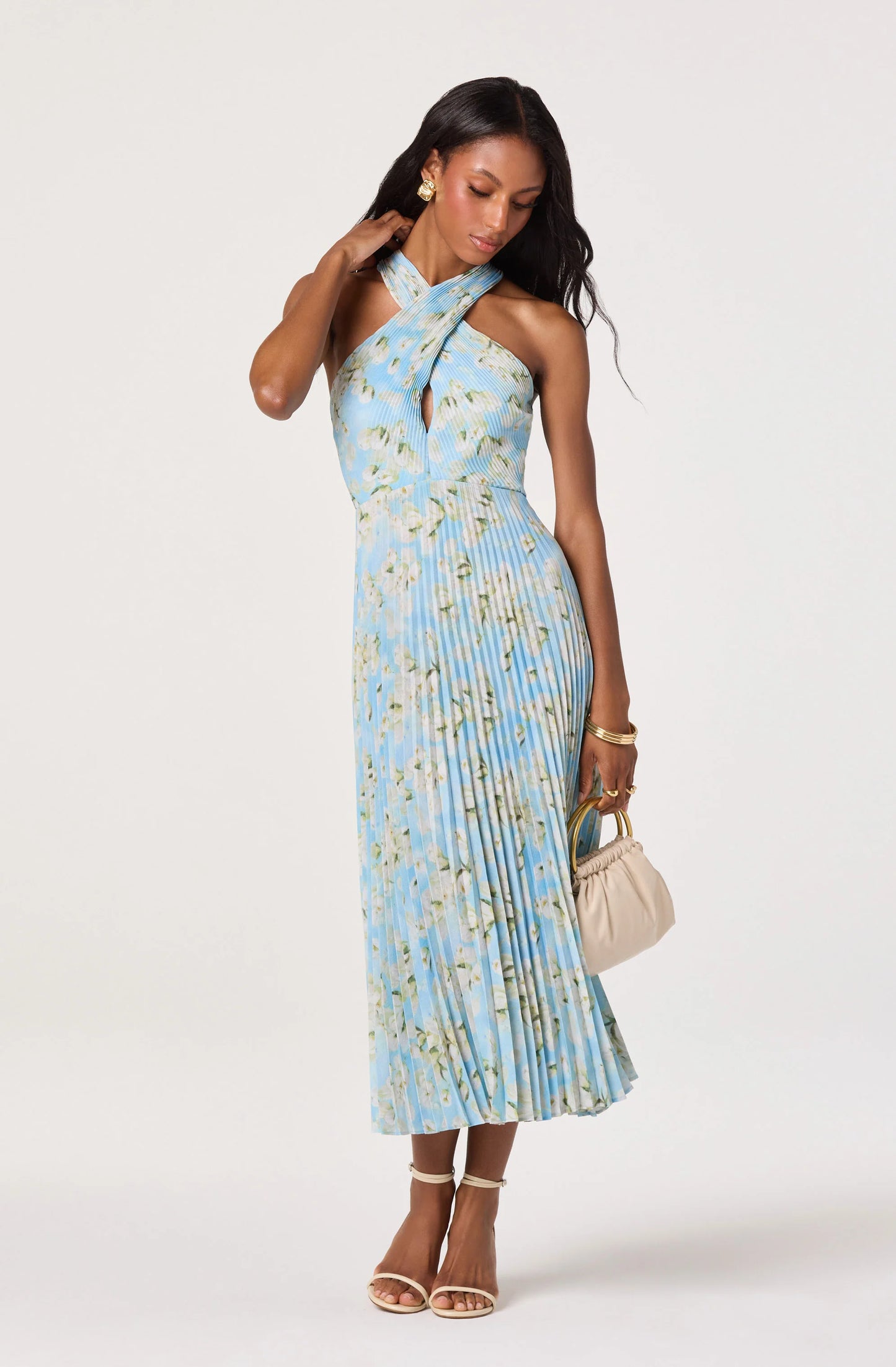 Samantha Dress Blue Floral
