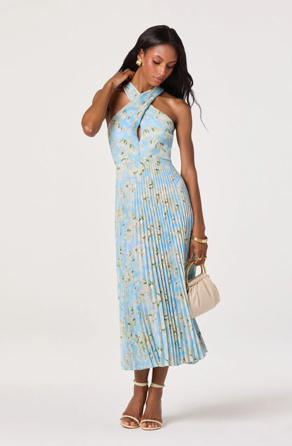 Samantha Dress Blue Floral