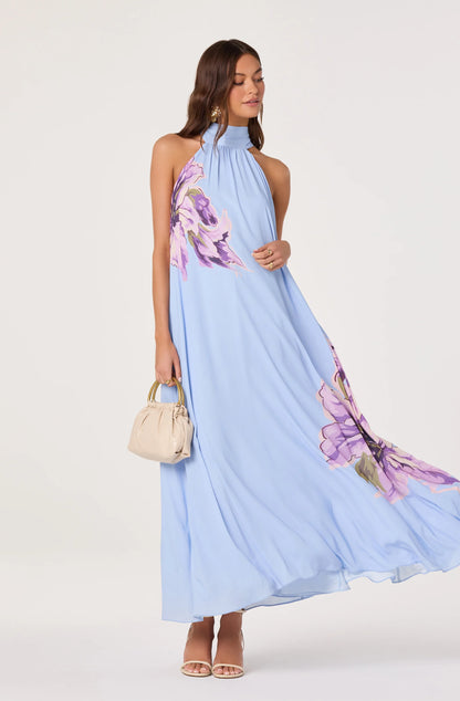 Nesta Dress Blue