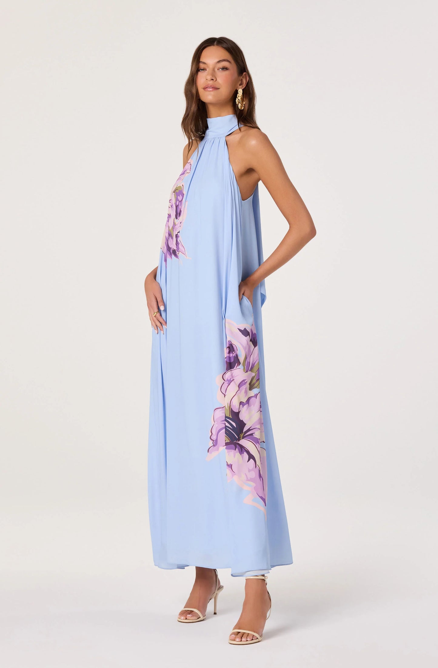 Nesta Dress Blue