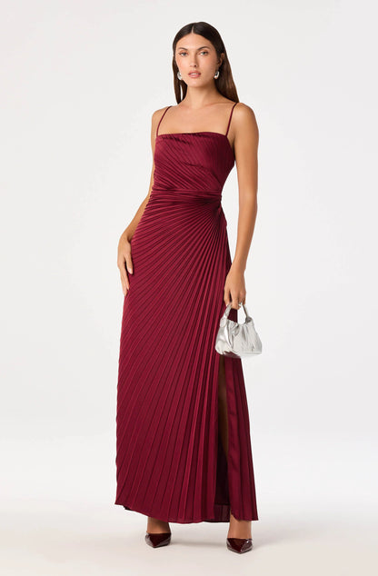 Paulette Dress Wine