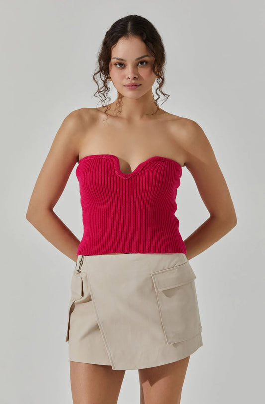 Kailee Sweater Tube Top