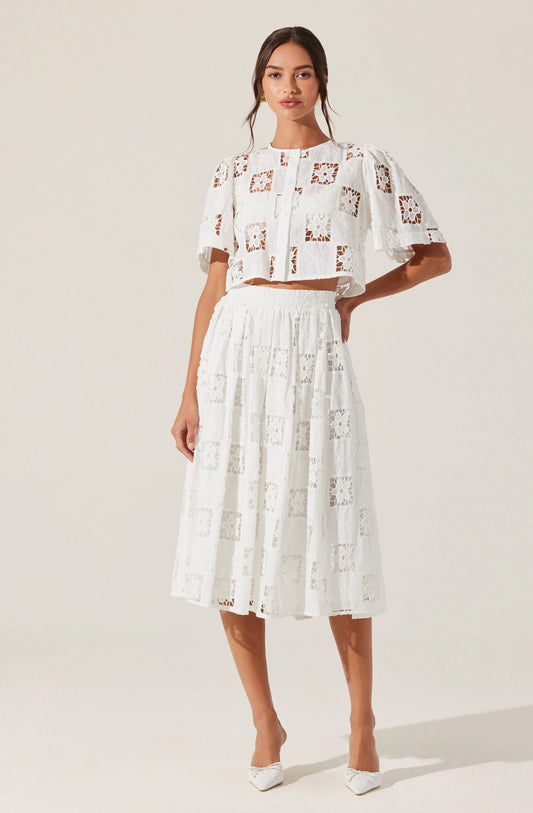 Andolina Two Piece Set White