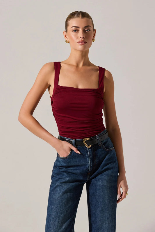 Voncile Bodysuit Burgundy