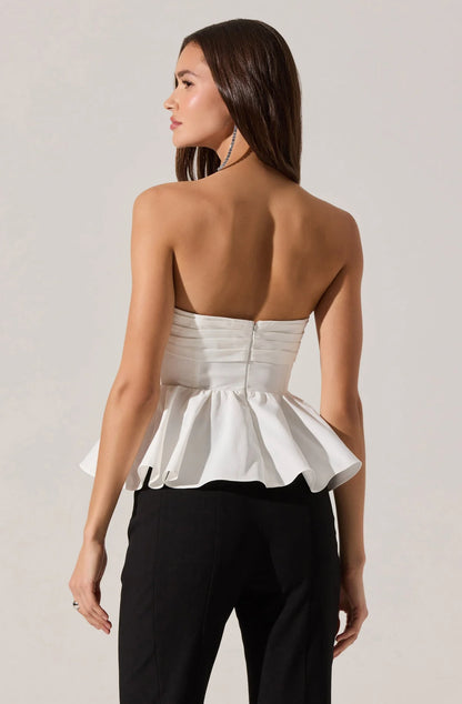 Melia Top White