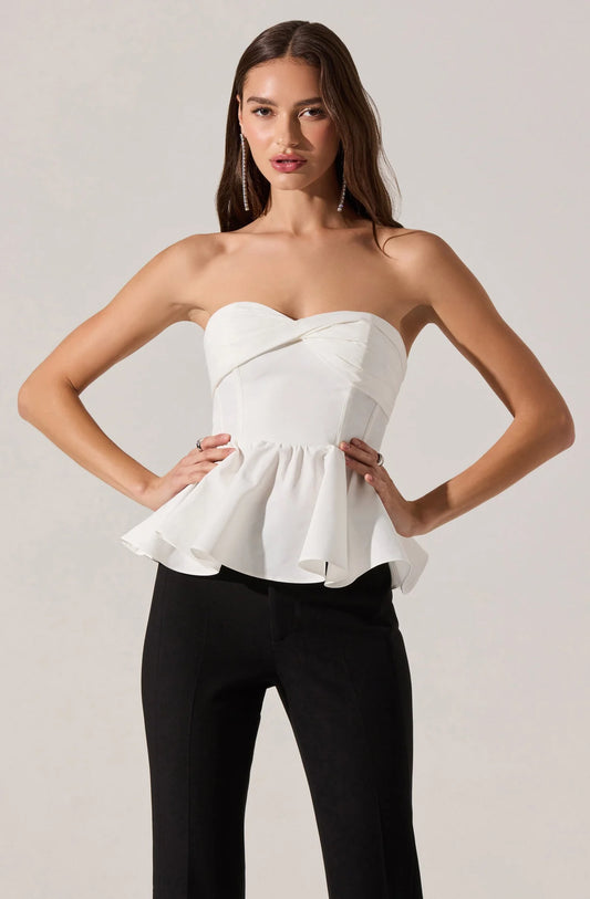 Melia Top White