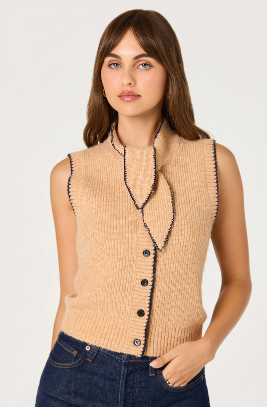 Auberthe Vest Camel