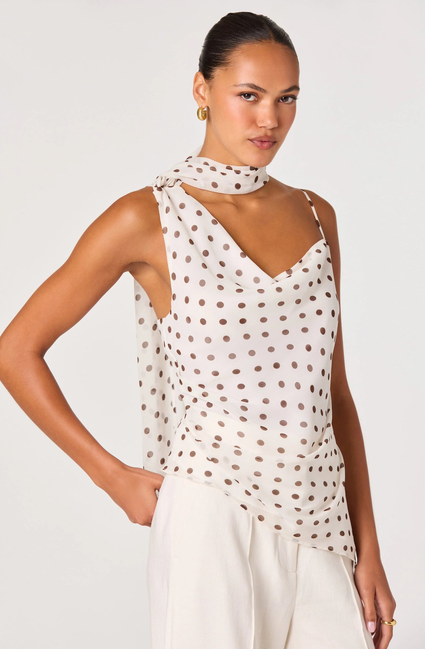 Adrie Top Cream Multi