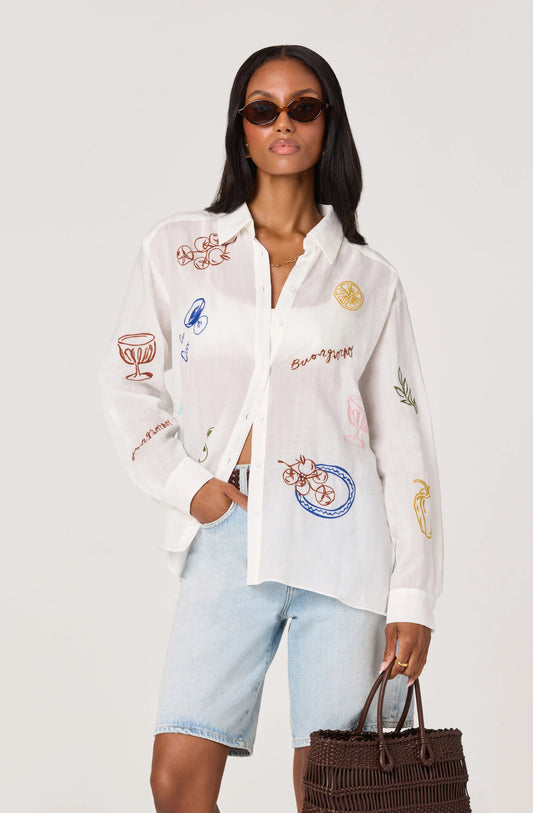 Trace Shirt White