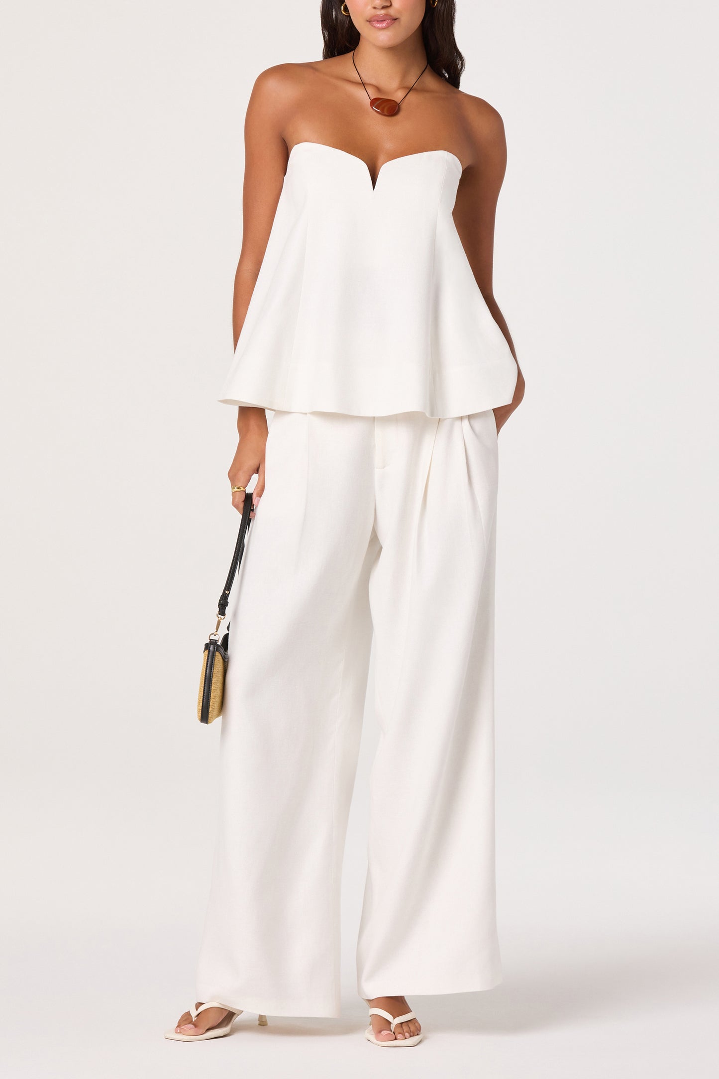 Talulla Two Piece Set White