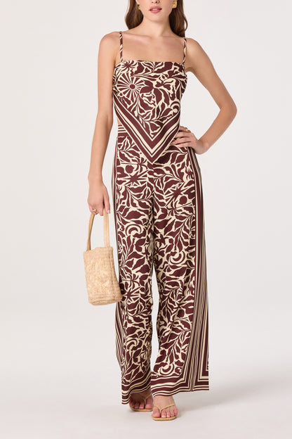 Eva Two Piece Set Brown