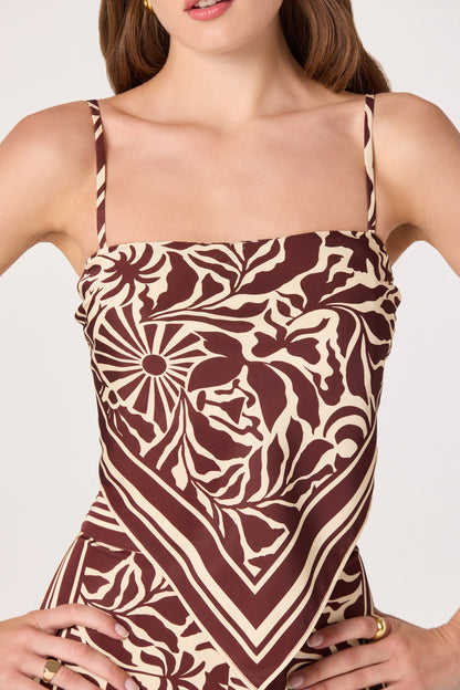 Eva Two Piece Set Brown