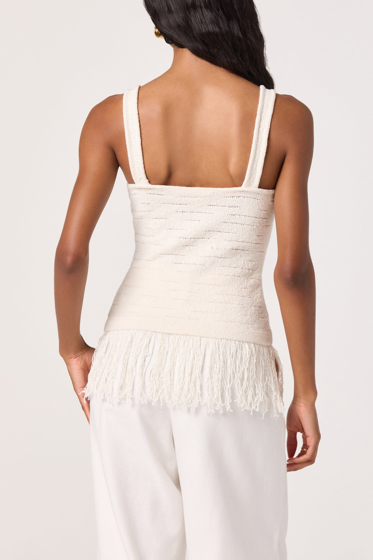 Kate Sweater Top White