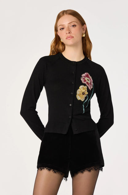 Alecia Cardigan Black