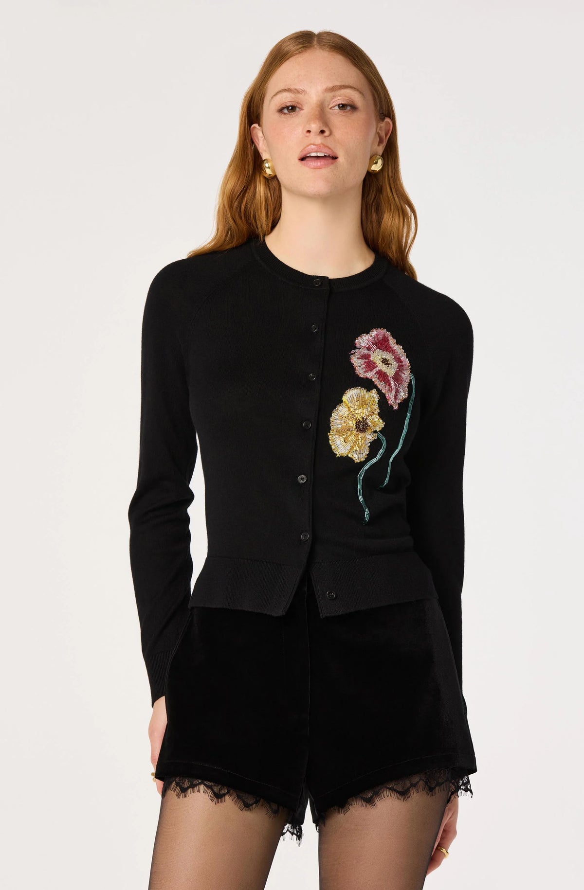 Alecia Cardigan Black