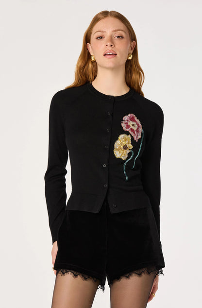 Alecia Cardigan Black
