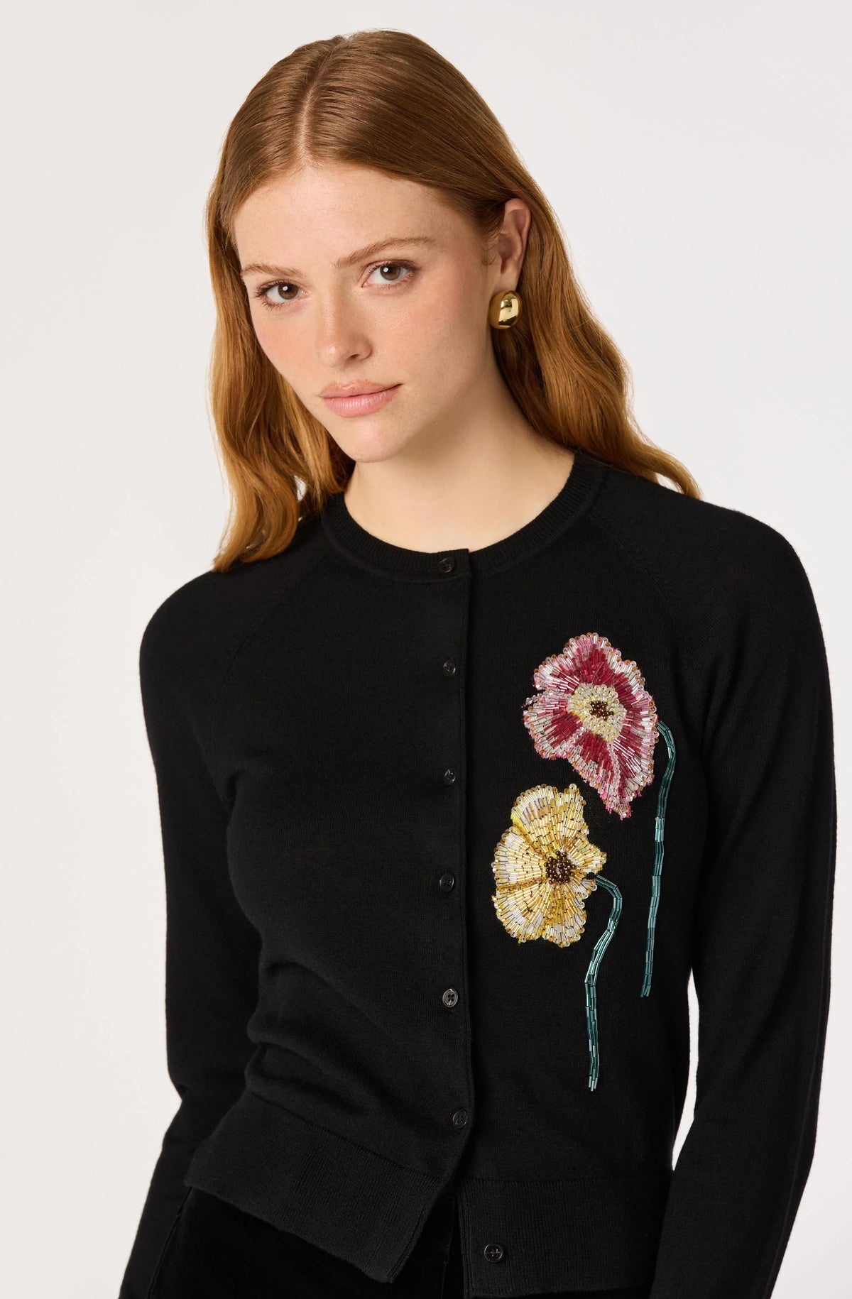 Alecia Cardigan Black