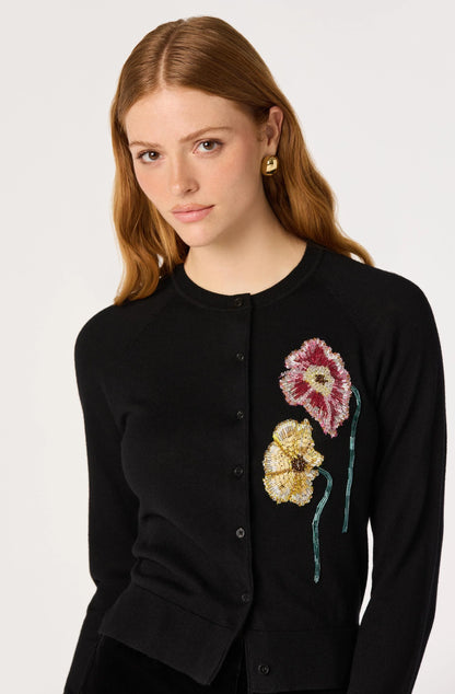 Alecia Cardigan Black