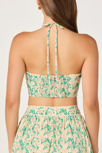 Keesha Two Piece Set Pink Green