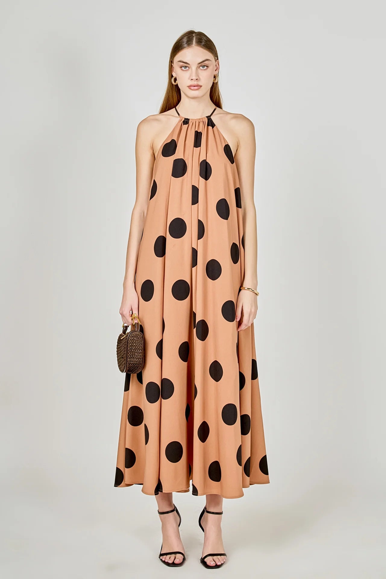 Polka Maxi Dress