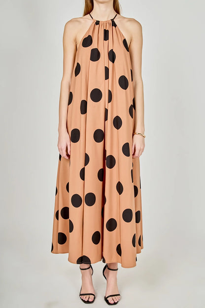 Polka Maxi Dress