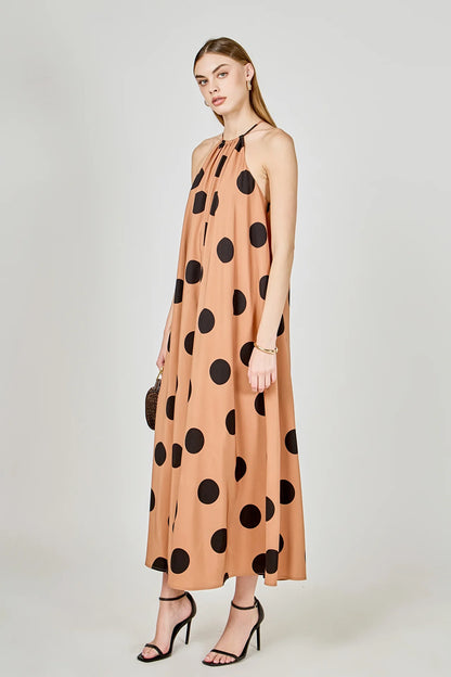 Polka Maxi Dress