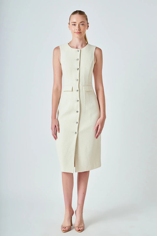 Amura Midi Dress Cream
