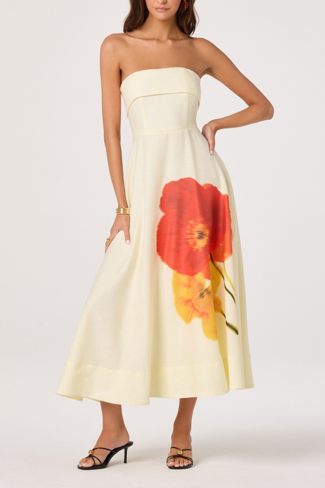 Joselyne Dress Yellow