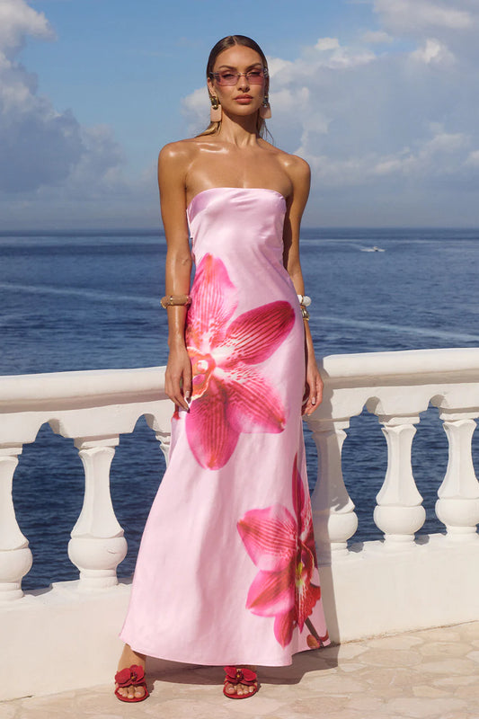 Celeste Maxi Dress Orchid Pink