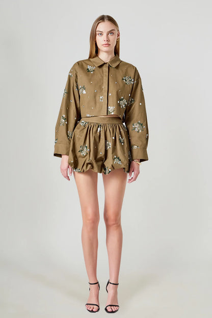 Layce Two Piece Set Brown